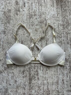 Pepper Front-Closure Bra in White